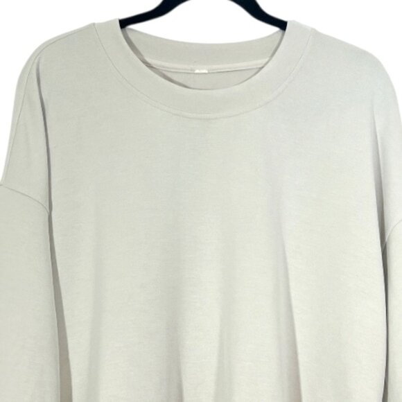 Lululemon Perfectly Oversized Softstreme Crew Top Size 10 Pre-Loved - Picture 2 of 6